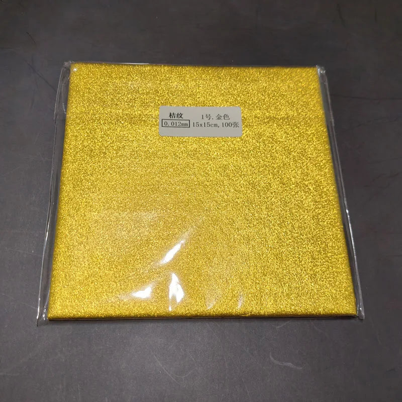 100pcs 15x15cm Gold Silver Pink Blue Purple Peel Aluminum Foil Paper Wedding Chocolate Wrapper Candy Wrapping Pastry Packing Bag