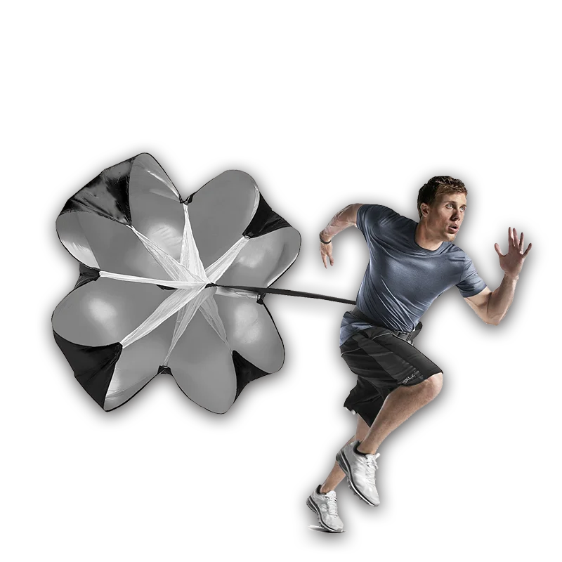 Speed Resistance Training Parachute Running Chute Soccer Speed Drag Chute Physical Training Equipment Parachute Umbrella