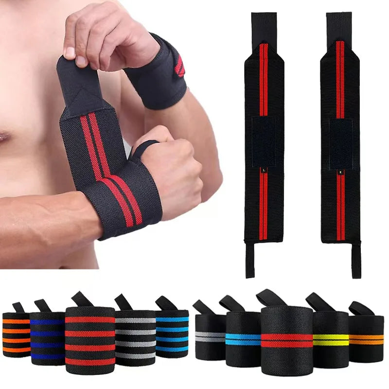AOLIKES 1 PCS Wristband Wrist Support Weight Lifting Gym Training Wrist Support Brace Straps Wraps Crossfit Powerlifting