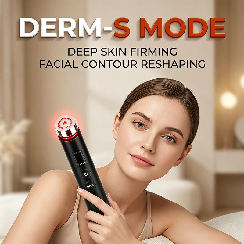 Handheld Microcurrent Facial Massager Promotes Essence Absorption Revitalizes Dull Skin Daily Facial Care Massage Device USB