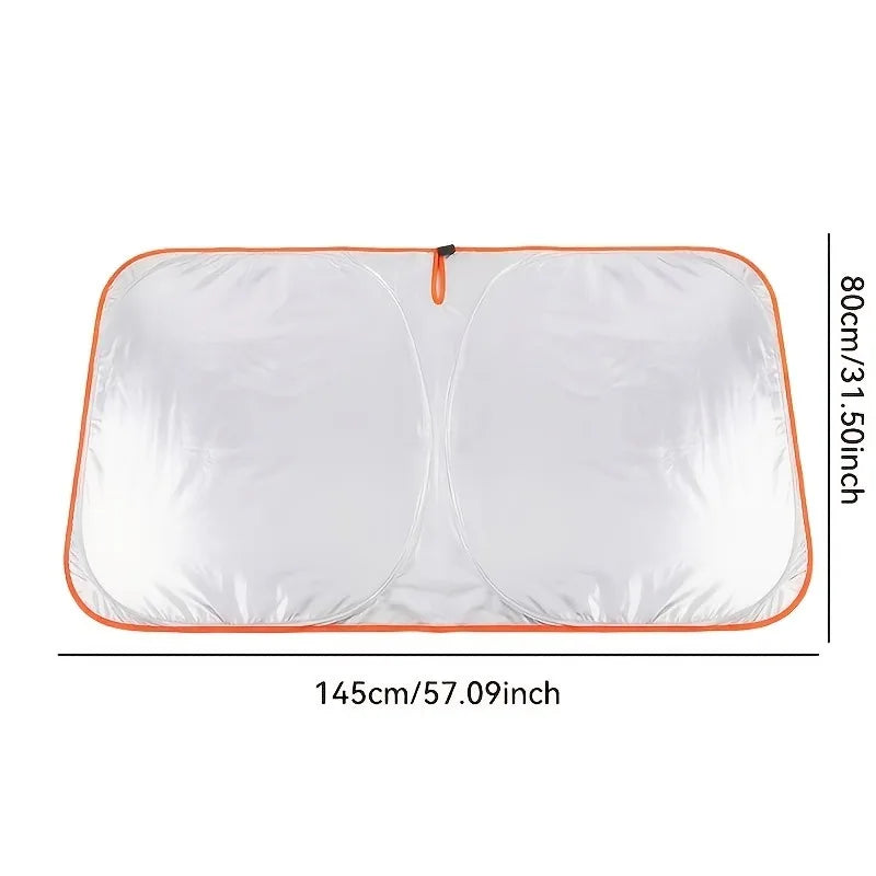 Car front windshield shade, protect the interior of the car, effectively block the sun, suitable for cars, SUVs