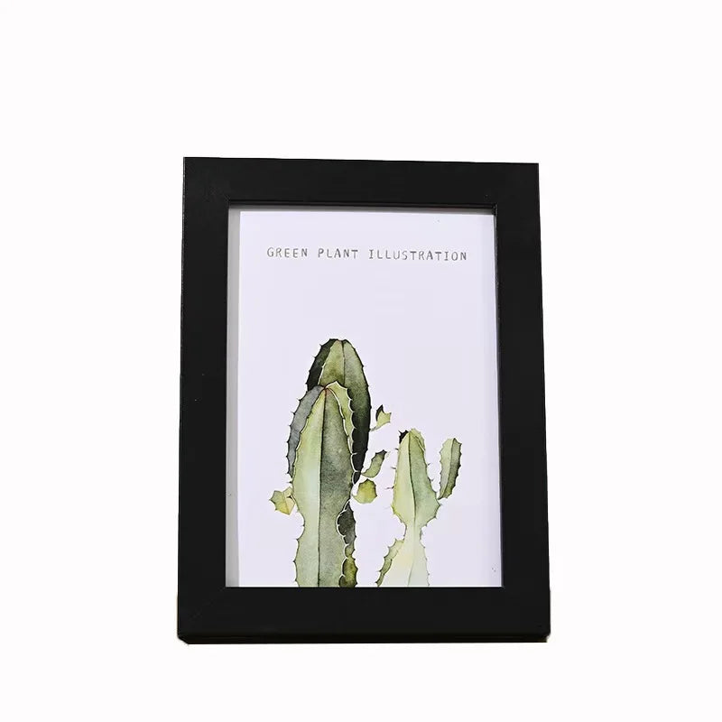 Wooden Photo Frame For Wall Hanging 10X15 15X20 20X25cm A4 Wood Picture Frame Stand For Pictures Photo Decor Commemorative Gift