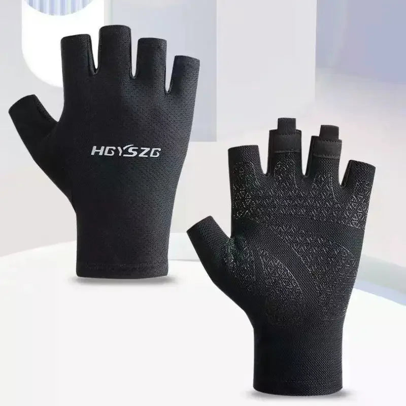 Half Finger Cycling Gloves Men Women Anti Slip Shock Breathable Summer Bicycle Fingerless Sports Gym Training Bike