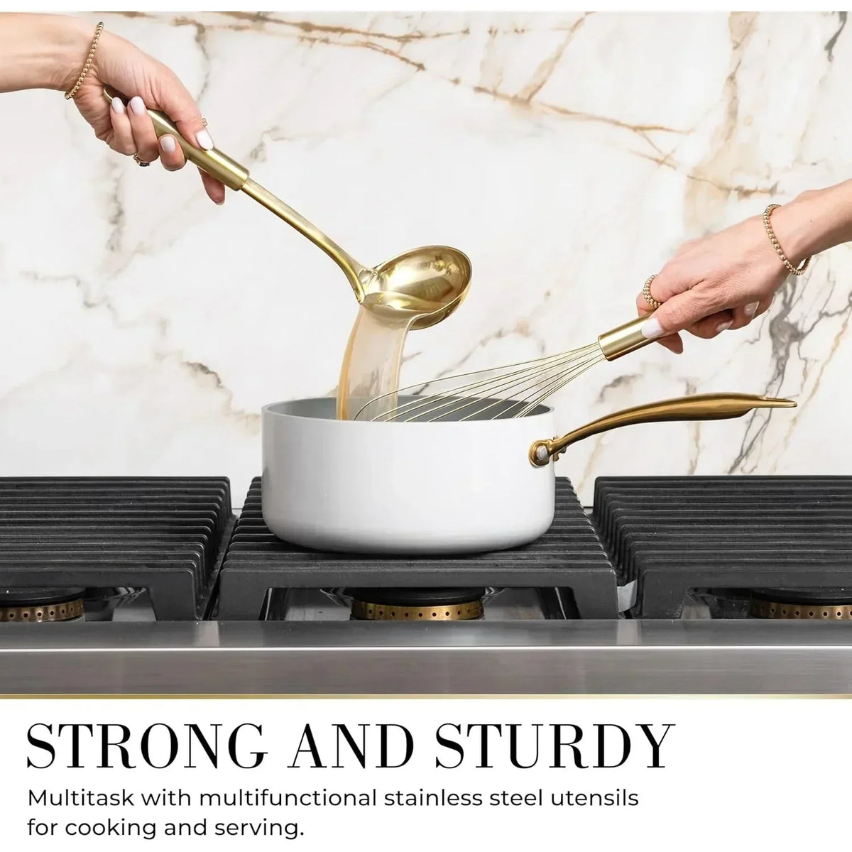 Silicone Stainless Steel Kitchen Set