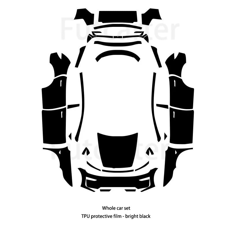 For Tesla ModelY Juniper2025 TPU Transparent Sticker Body Accessories Styling Pre-Cut Paint Protection Film Car Clear Kit Sticke