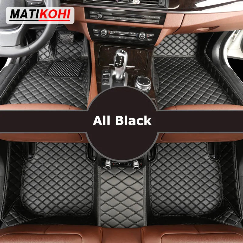 MATIKOHI Custom Car Floor Mats For Hyundai Genesis Auto Carpets Foot Coche Accessorie