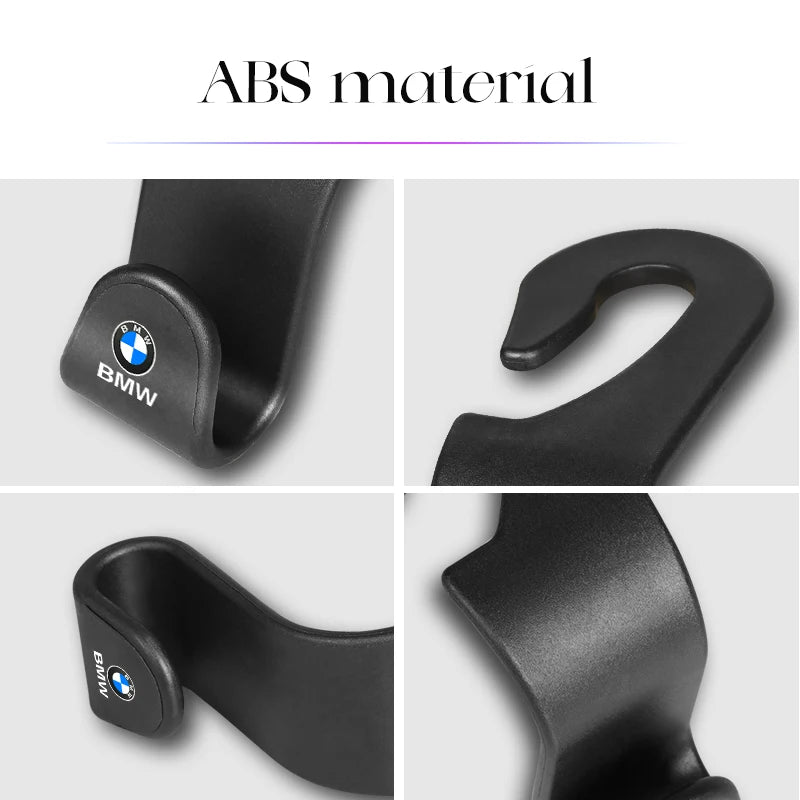 For BMW 1 3 5 7 series Car Seat back hook G20 G30 G01 G05 F48 F15 F30 F31 E46 E90 X1 X2 X3 X4 X5 X6 X7 Rear seat storage hooks