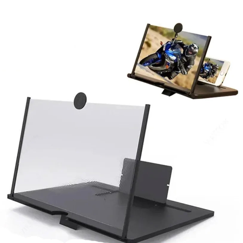 3D 14/12/10Inch Screen Amplifier Mobile Phone Screen Video Magnifier for All Smartphone Enlarged Screen Cell Phone Stand Bracket