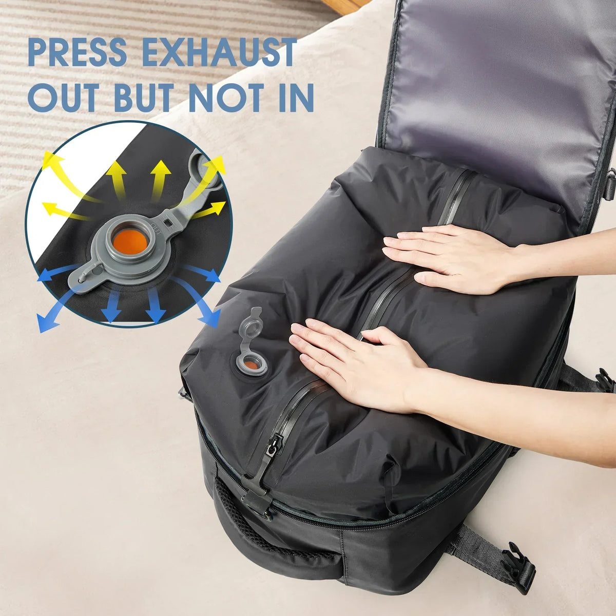Vacuum Large Capacity Travel Backpack