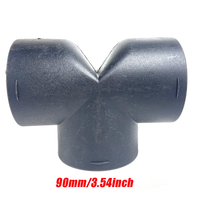 42mm 60mm 75mm 90mm 1 Vavles Flap Air Vent Ducting T Piece Pipe Joiner Connector For Webasto Eberspaecher Diesel Parking Heater