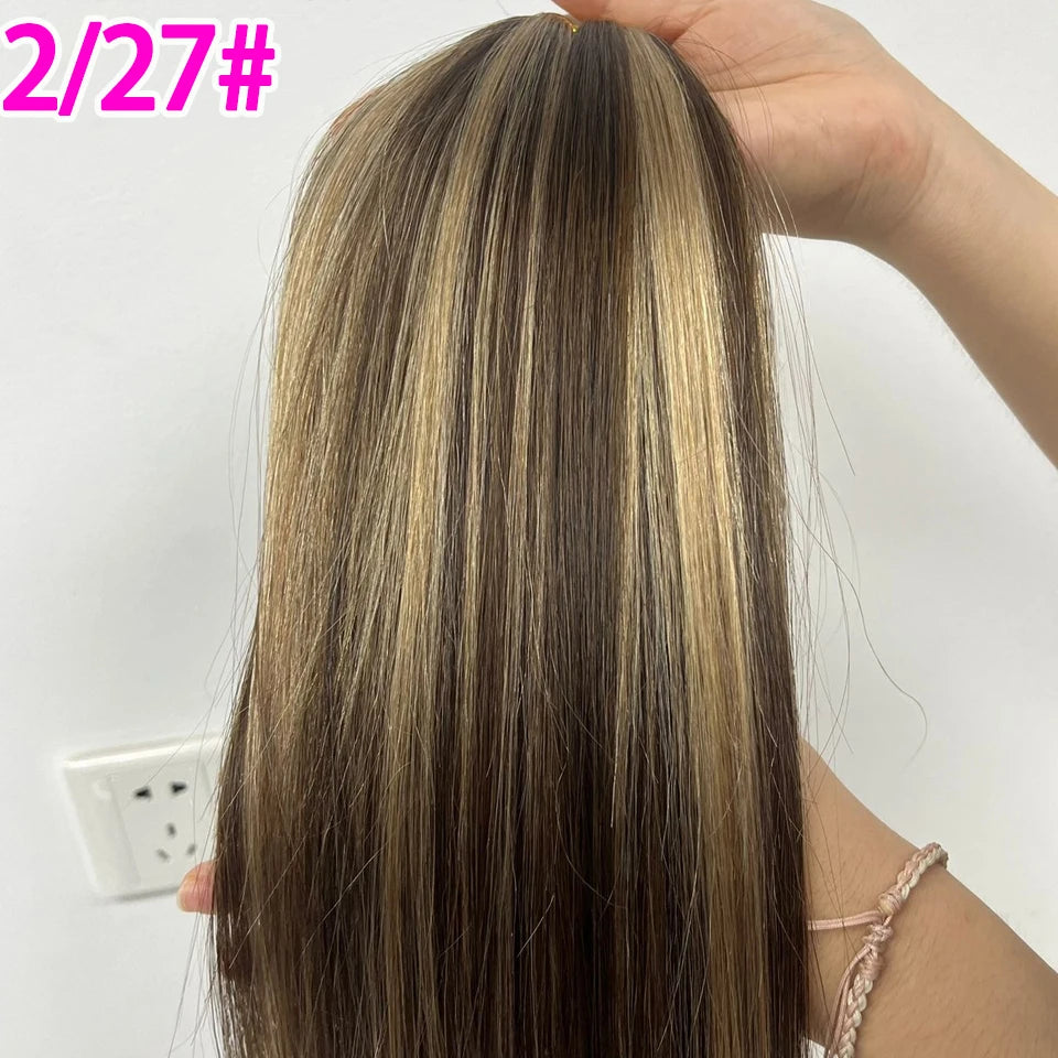 No Weft Straight Bulk Braiding Hair 100% Brazilian Virgin Remy Human Hair Extensions 50g 100g Blonde 1B Color Natural Hairpiece