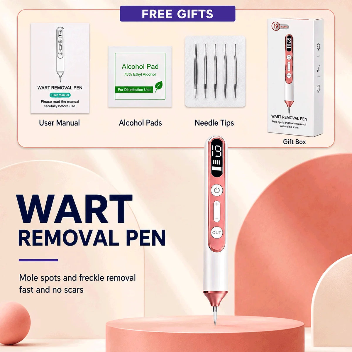 Plasma Pen for warts Remover Mole Removal Pen Skin Tag Freckle Spot Care Electric Arc Beauty Tool