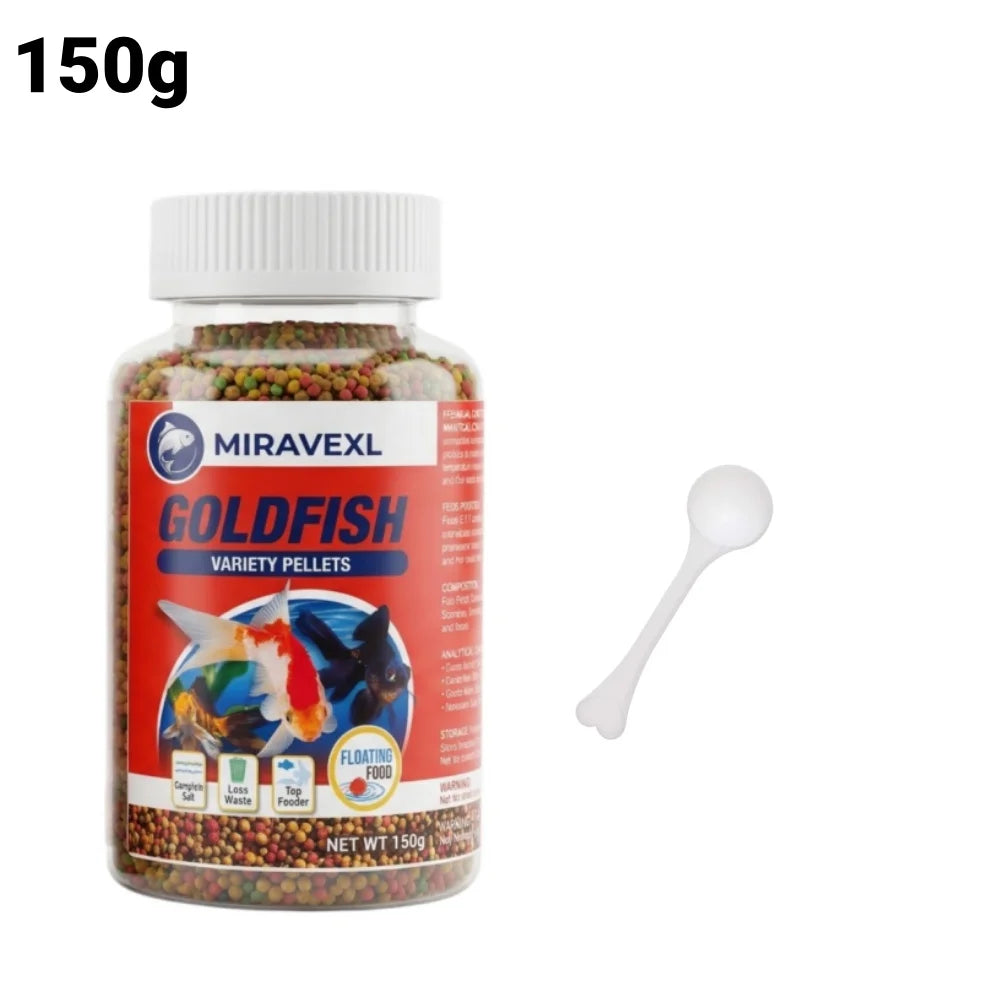 1MM Floating Goldfish Food Pellets Koi Pond Fish Growth Natural Color Enhancing Krill Spirulina Clear Water Formula Daily Diet
