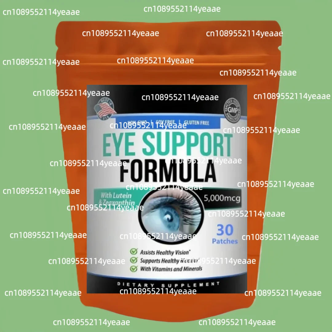 Eye Health Supplement, Lutein and Zeaxanthin, Vision Health, Eye Strain Support - 30 Transdermal Patches, W/VitaminsB12, Zinc