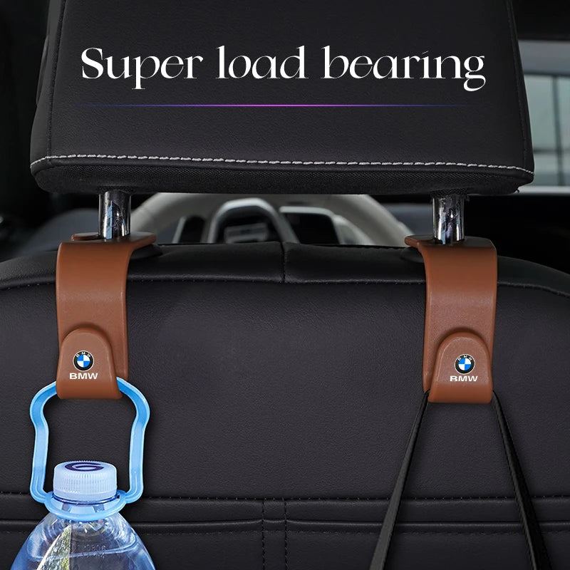 For BMW 1 3 5 7 series Car Seat back hook G20 G30 G01 G05 F48 F15 F30 F31 E46 E90 X1 X2 X3 X4 X5 X6 X7 Rear seat storage hooks