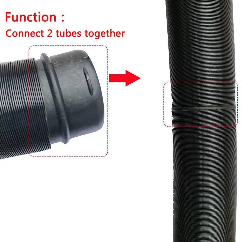 60mm 75mm Car Heater Duct Joiner Pipe Air Parking Heater Hose Line Connector For Webasto Eberspacher Ducting Connect Q8P1