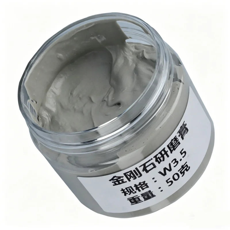 1pc 50G Diamond Paste Compound Mirror Polishing Lapping Syringes Glass Jade Jewelry Metal Buffing Abrasive Tools