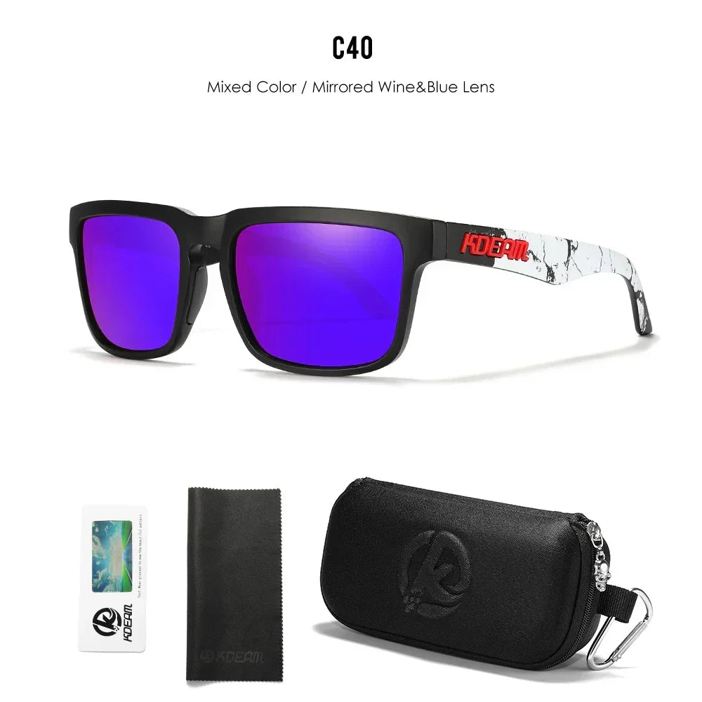 KDEAM Polarized Unisex Square Sunglasses