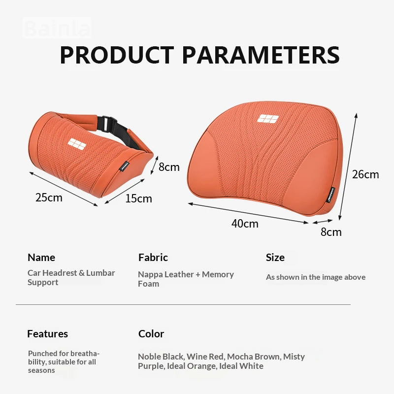 Car Headrest, For Geely EX2 EX5 E5 EMI E8 Starship 7 Starray 2026, Car Neck Pillow Waist pillow Neck Support Auto Accessories
