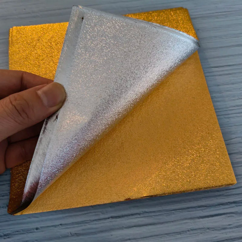 100pcs 15x15cm Gold Silver Pink Blue Purple Peel Aluminum Foil Paper Wedding Chocolate Wrapper Candy Wrapping Pastry Packing Bag
