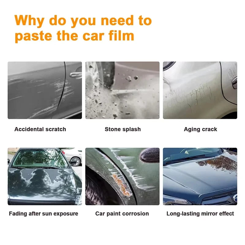 For Tesla ModelY Juniper2025 TPU Transparent Sticker Body Accessories Styling Pre-Cut Paint Protection Film Car Clear Kit Sticke