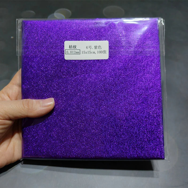 100pcs 15x15cm Gold Silver Pink Blue Purple Peel Aluminum Foil Paper Wedding Chocolate Wrapper Candy Wrapping Pastry Packing Bag
