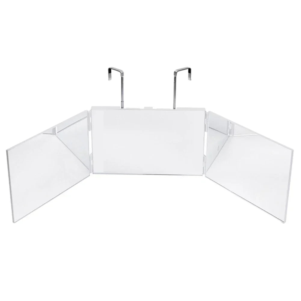 LED 3-Way Trifold Haircut Mirror
