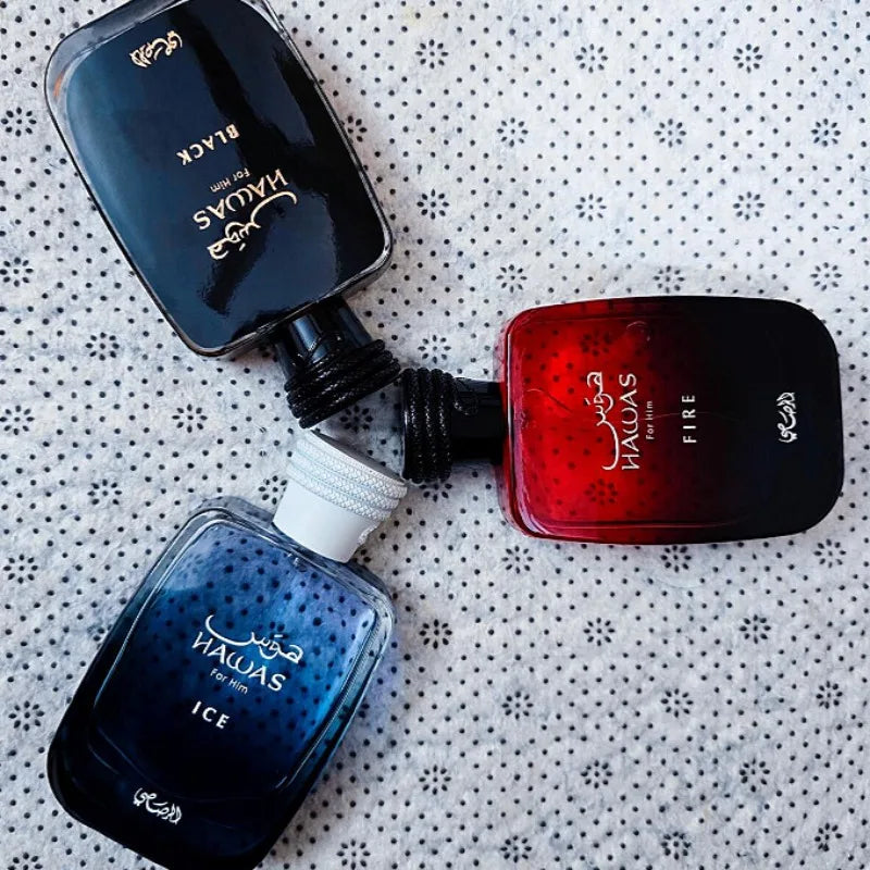 Hawas 100ml Unisex Eau De Parfum Long Lasting Fresh Woody Aquatic Fruity Aromatic Fragrance Elegant Modern Smooth Luxury Scent