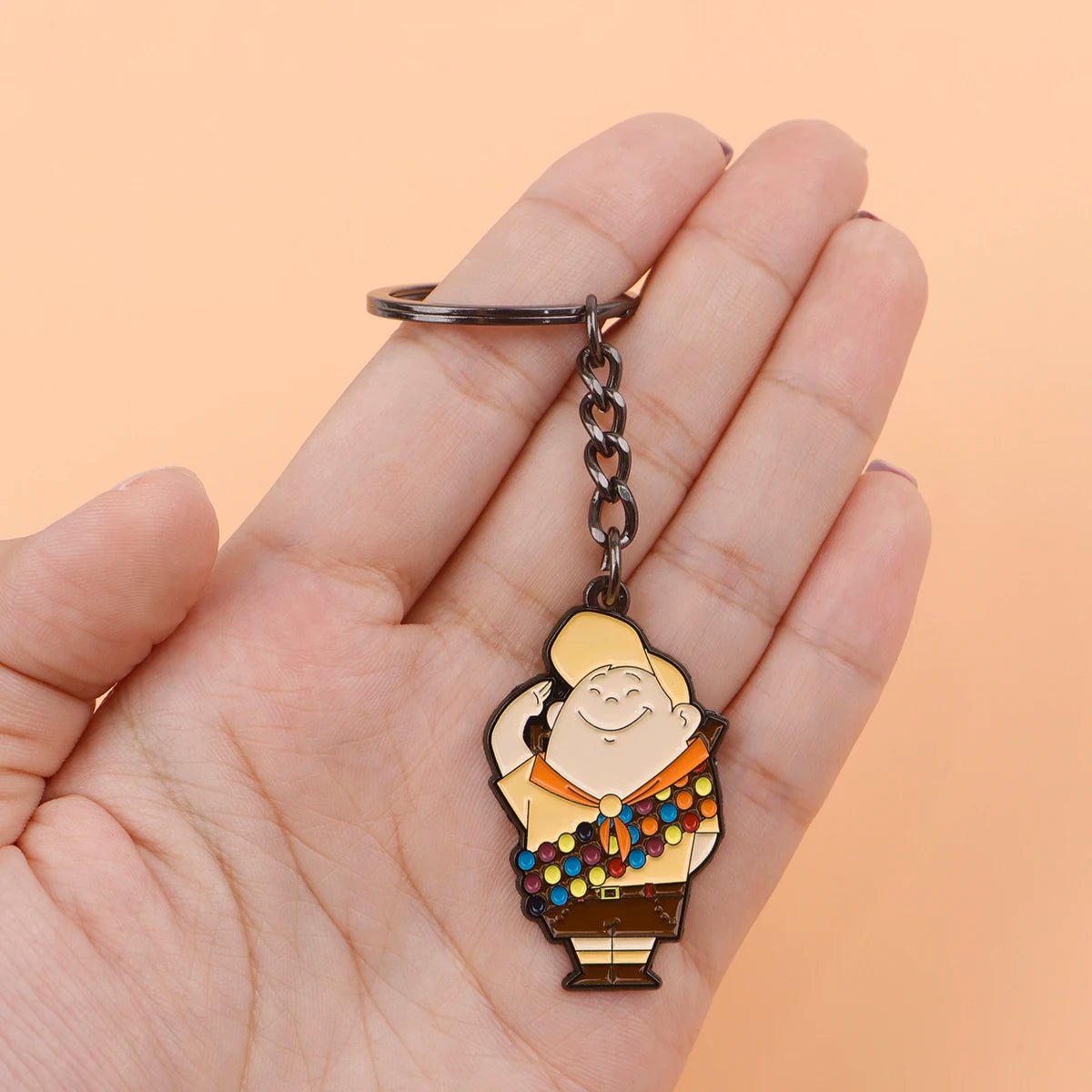 Classic Cartoon Metal Keychain Motorcycle Cars Key Chain Backpack Men Women Accessories Fashion Keyring Gifts for Friend