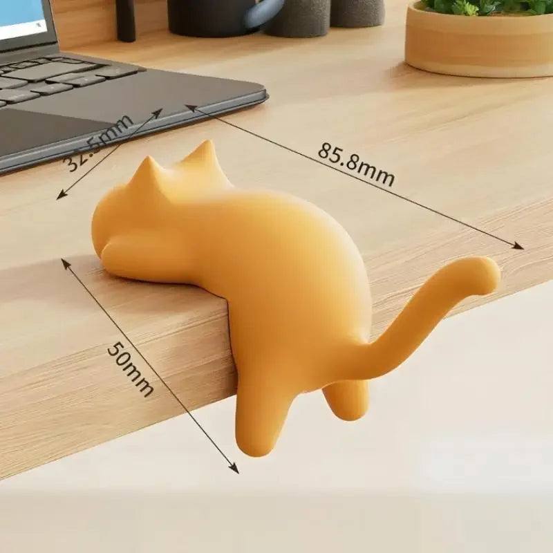 Cute Cat Bag Hook Portable Table Hook Handbag Backpack Organizer Holder for Home Office Desk Side Decor Travel Bag Hanger