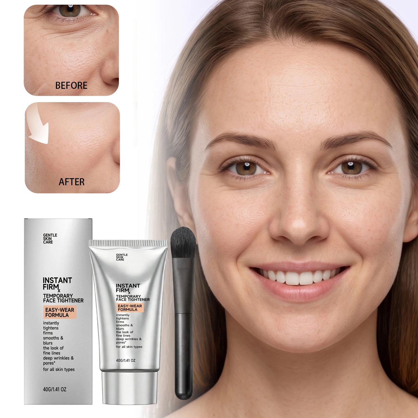 Instant Firming Face Cream Anti-Aging Benefits Firming Smoothing Fine Lines Deep Wrinkles Moisturizing Eye Cream Skin Care