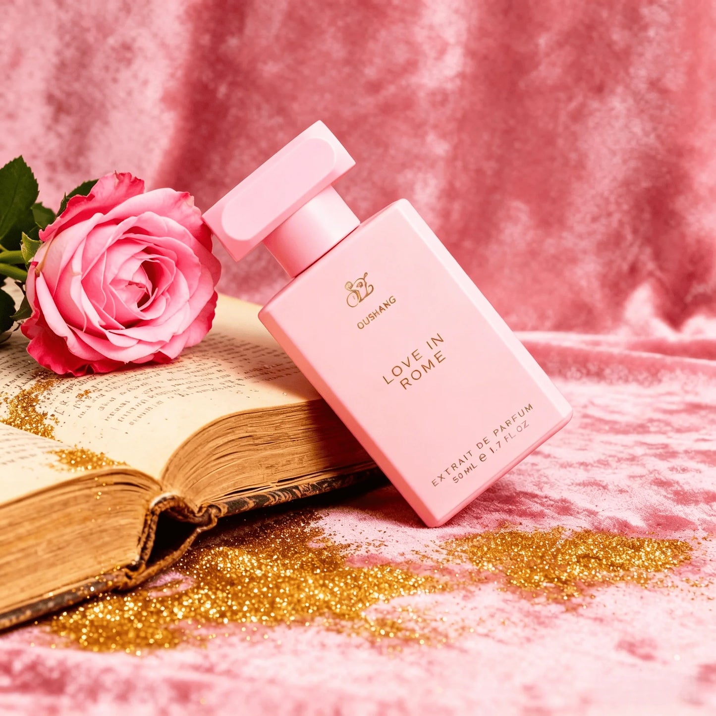 OUSHANG Love in Rome Perfume for Women and Men, Vanilla Fruity Woody Scent, Elegant Romantic Fragrance, Long Lasting 8+ Hours Extrait de Parfum
