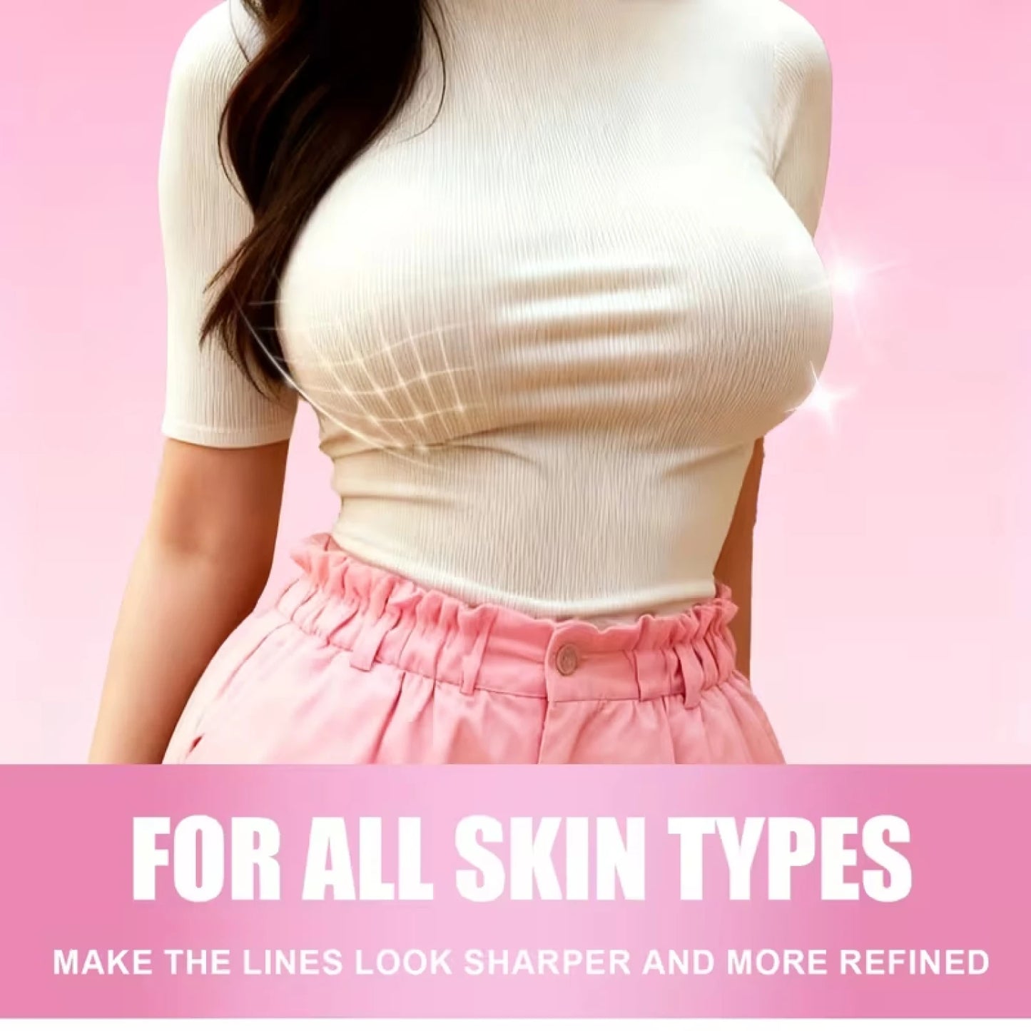 Breast Firming Cream: Light Texture, Nourishes/Moisturizes, Collagen/Shea Butter, Boosts Elastic & Smooth Chest Skin