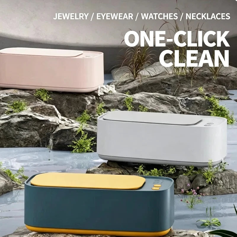 Lenovo Ultrasonic Cleaning Machine Mini High-frequency Vibration Cleaning Adjustable Glasses Jewelry Pacifier Cleaning Tool