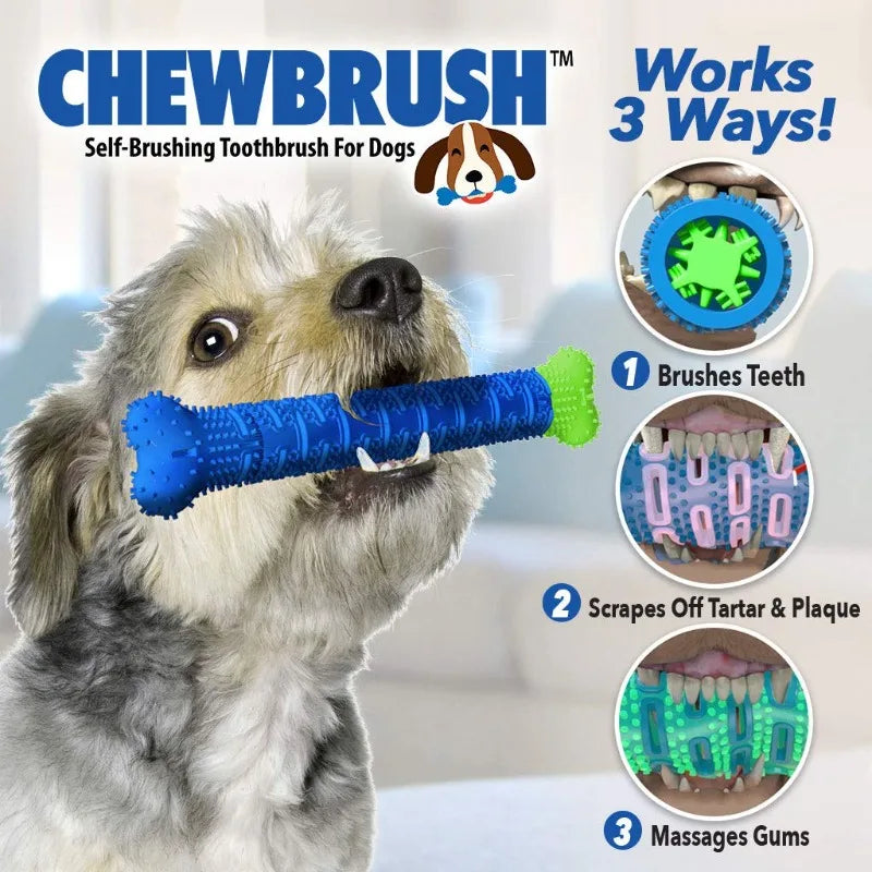 Dog Molar Stick Food Grade Bone Shape Dog Tooth Cleaning Interactive Bite Resistant for Small Pet with Slight Bite Force