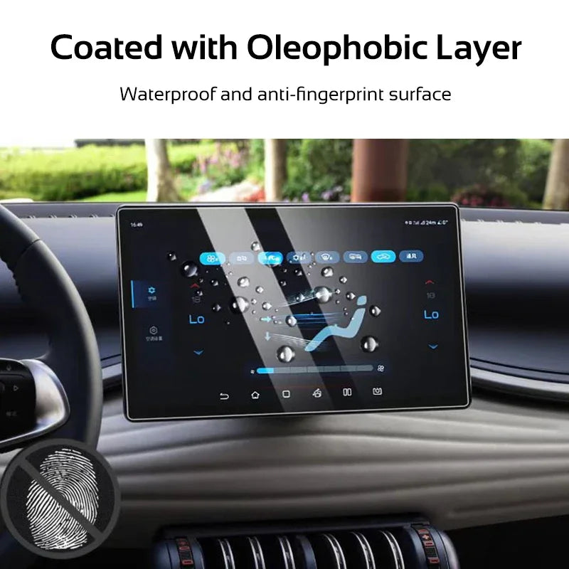 Tempered Glass Film Screen Protector for BYD Atto 3 Yuan Plus 2022-2025 Instrument Navigation Protective Cover Car Accessories