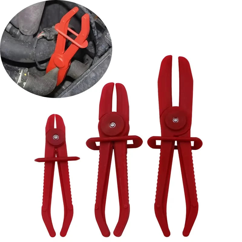 Car Repair Hand Tool - Automotive Brake Fuel Water Line Clamp Removal Pliers Tube Hose Clamp Cutter for Maintenance
