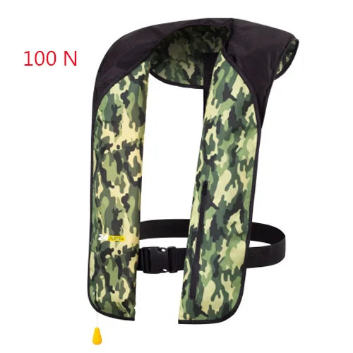 Fishing Life Vest, Manual Automatic Inflatable Life Jackets for Adult, Sailing Boating, Professional PFD 150N 100N, CE Approved