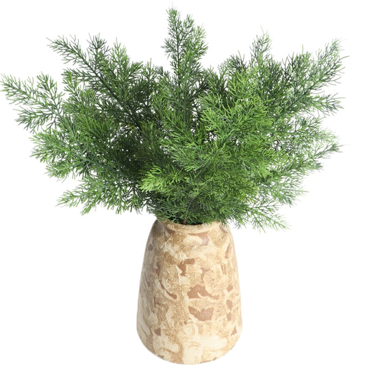 60 CM Artificial Asparagus Fern Realistic Faux Greenery for Home Garden Plant Wall Wedding Party DIY Floral Indoor Outdoor Decor