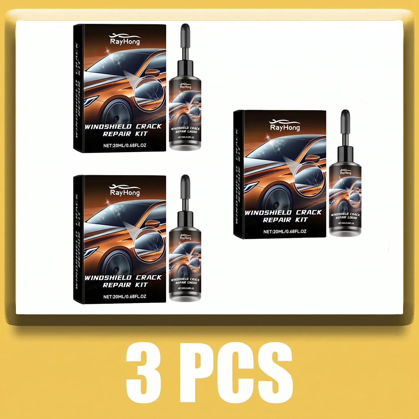 Quick Cure Windshield Crack Repair Fluid Invisible Restore Resin Windscreen Scratch Fix Liquid Glass Curing Glue Car Accessories