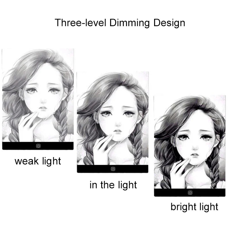 Led Drawing Copy Pad 3 Level Dimmable Board Table Animation Painting Educational