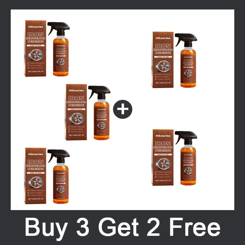 Metal Rust Remover & Protective Spray for Auto Parts Wheels Rims Chassis Metal Anti-Rust Repair Fast Acting to Paint Surface