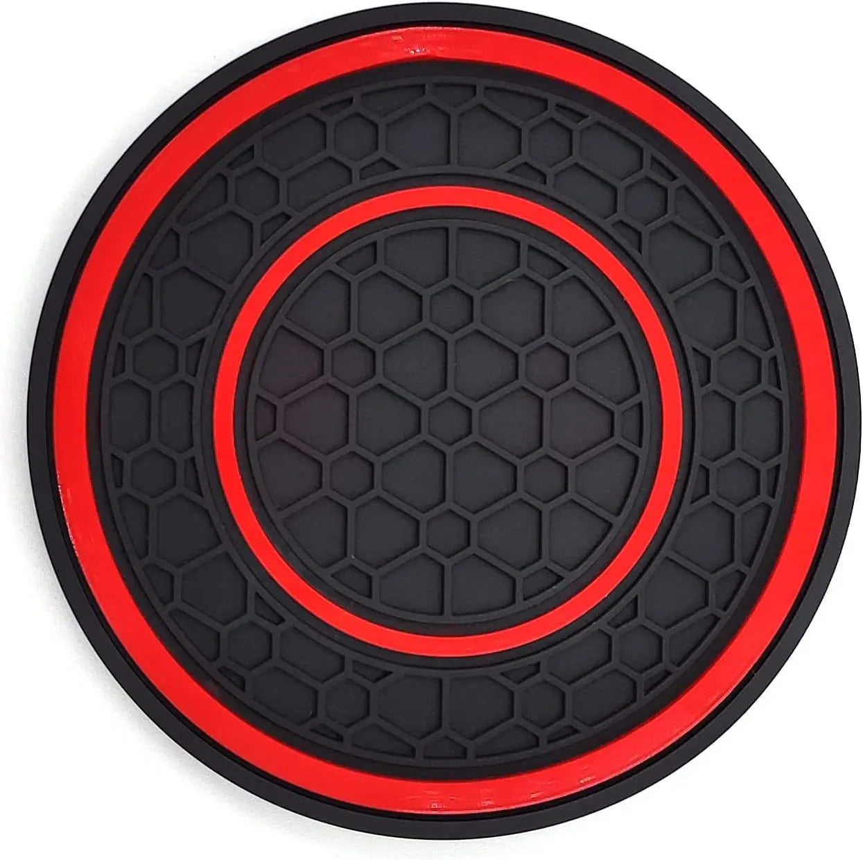 2pcs Non-slip Car Water Cup Pad For Tesla And SUV Sedan Rubber Mat For Bottle Holder Coaster Auto Interior Anti-skid Cup Holders