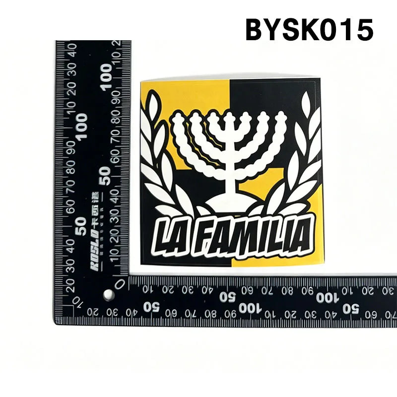 La Familia LF2005 Beitar 9x9cm Decoration Stickers for Bag Cup Wall Fridge - Set of 6 Adhesive Decals