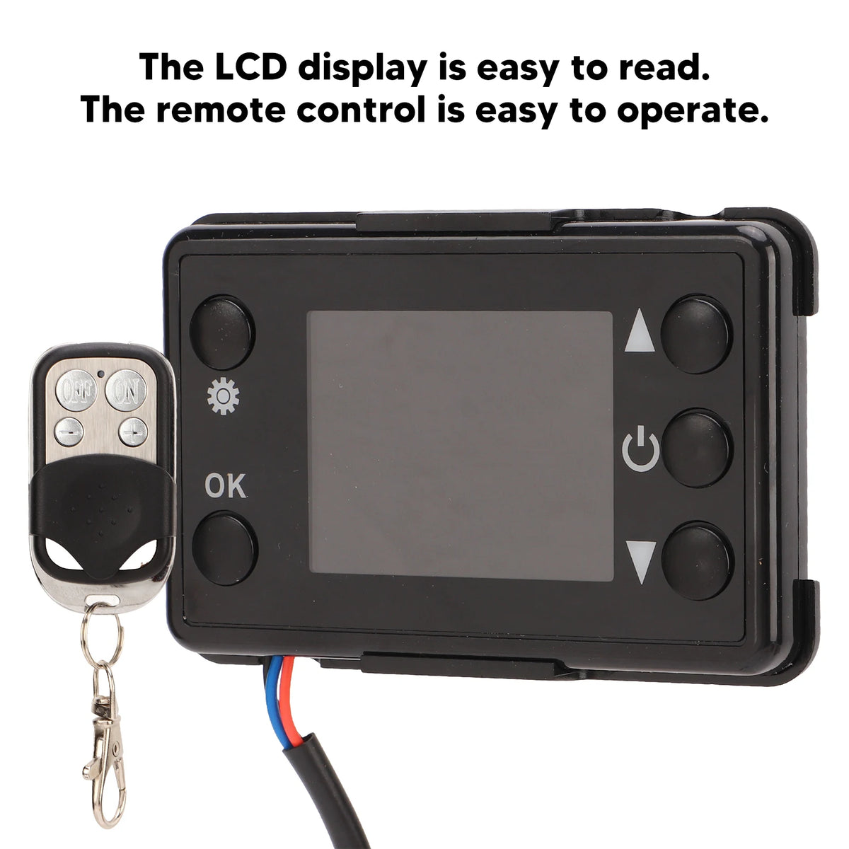 Diesel Parking Heater LCD Monitor Switch Remote Controller Set Diesel Heater Controller for Cars Trucks Vehicles Ships