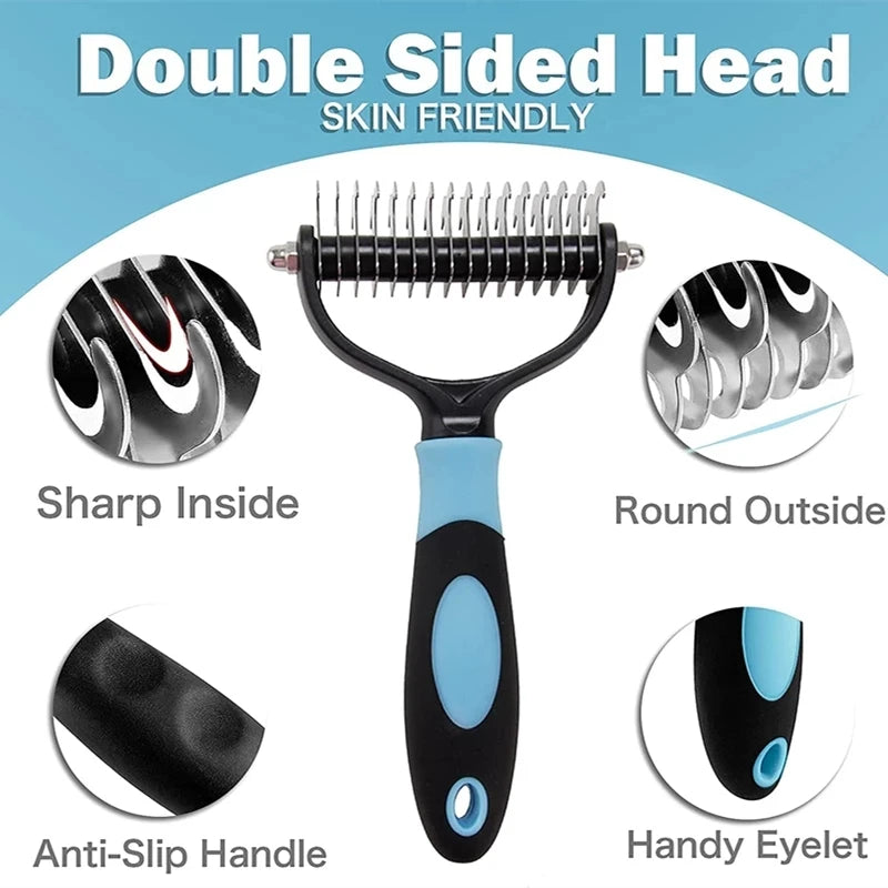 Dog Brush for Pet Hair Remover Grooming Comb - Efficient Hair Removal Tool for Cats And Dogs Pet Hair Brush Accessory