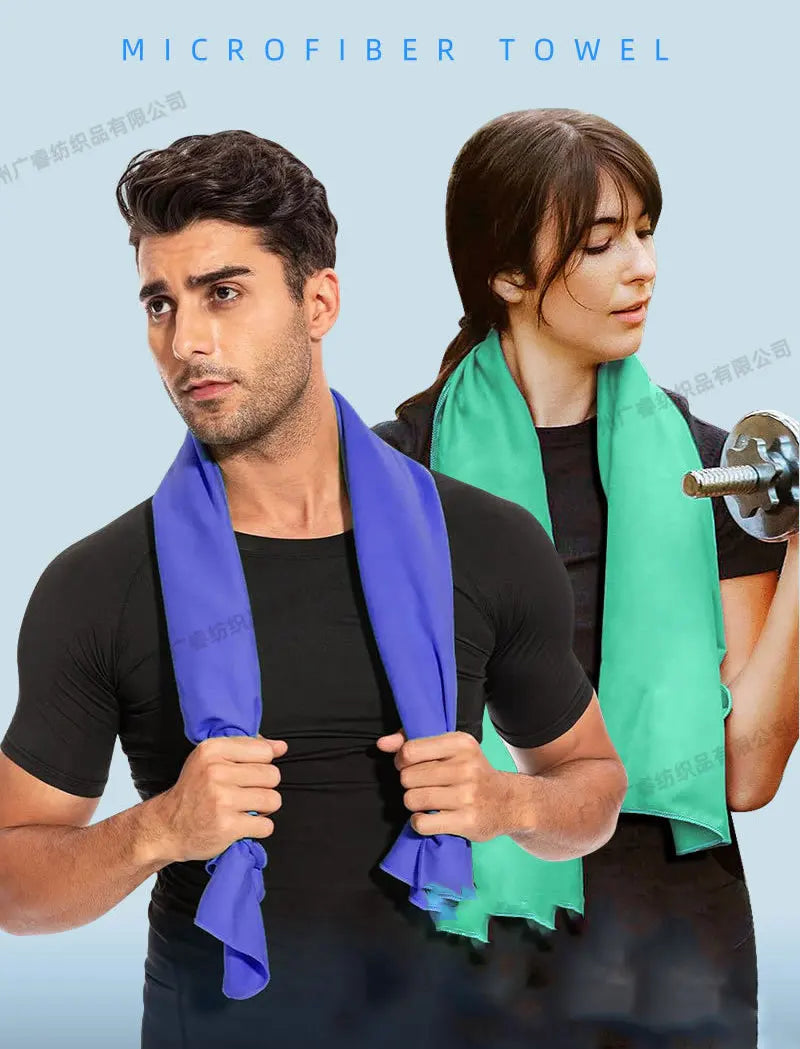 Quick-Drying Microfiber Absorb Sweat Sports Towel 40x80CM Swimming Gym Yoga Fitness Camping Running Beach Washcloth Towels