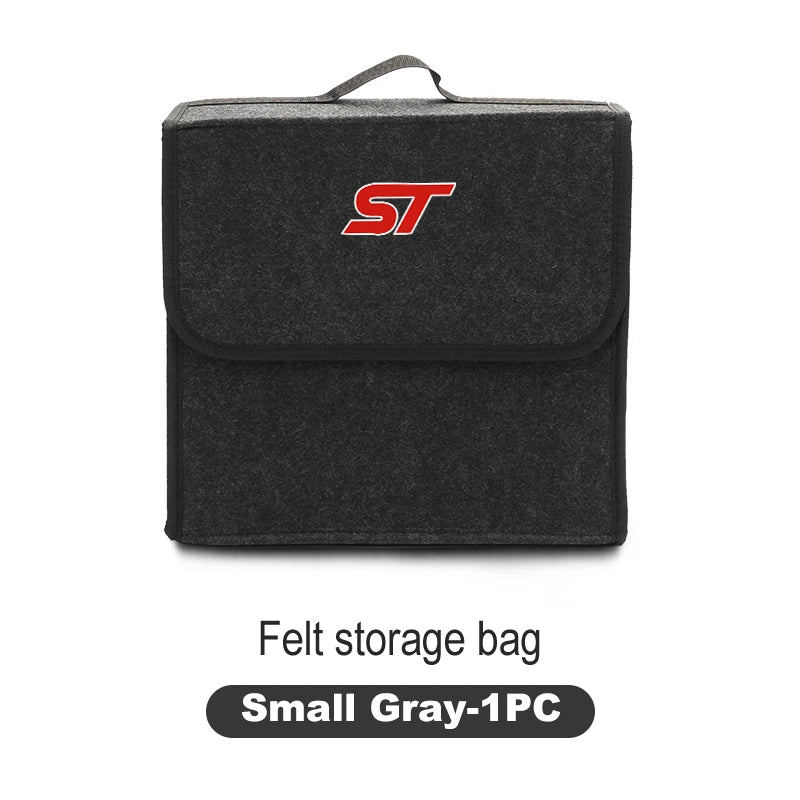 Car Trunk Storage Box Organizer Foldable Stowing Tidying Container Bag For Ford MK2 ST Racing Performance Explorer Focus