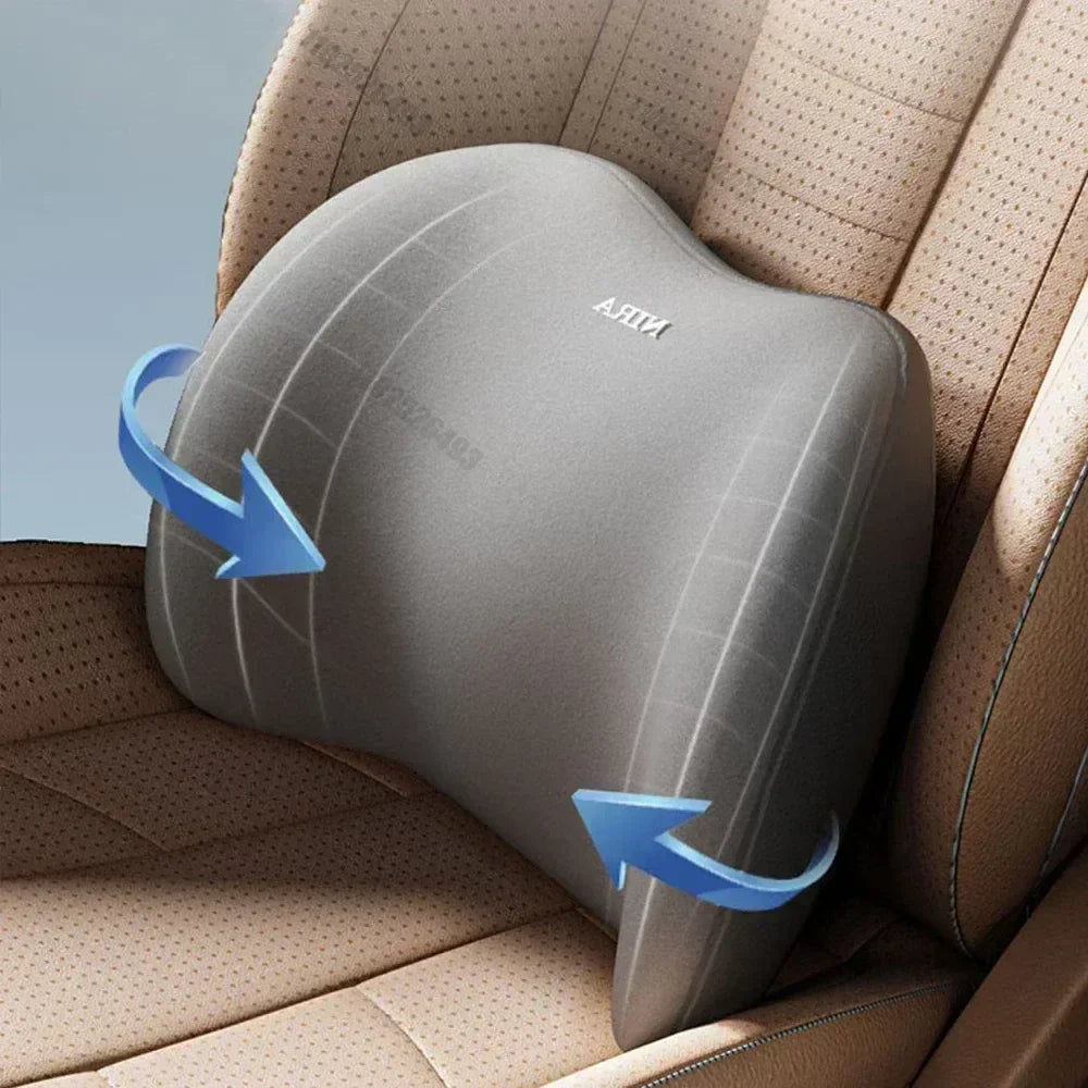 Car Memory Foam Neck Pillow Protection Lumbar Backrest Cushion Lumbar Cushion Car Headrest Cushion Amagi