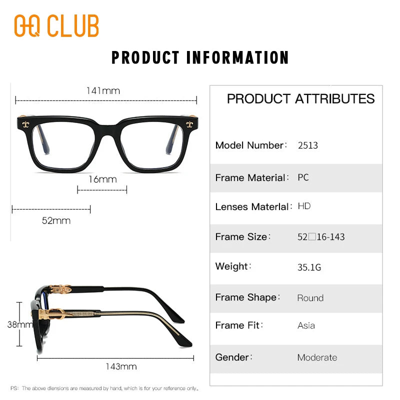 O-Q CLUB Plus Reading Glasses Men High Quality Lunettes De Lecture Men's Eyeglasses Blue Light Lenses to Read Women's Eyepieces